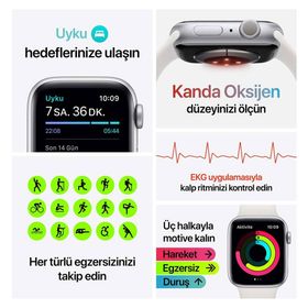 Apple Watch Nike+ Series 6 44 mm Alüminyum Kasa Akıllı Saat