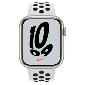 Apple Watch Nike Series 7 45 mm Yıldız Işığı Alüminyum Kasa Akıllı Saat