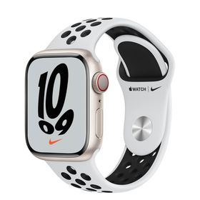 Apple Watch Nike Series 7 GPS + Cellular 41 mm Yıldız Işığı Alüminyum Kasa Akıllı Saat