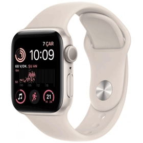 Apple Watch SE 2022 44 mm Yıldız Işığı Alüminyum Kasa Akıllı Saat
