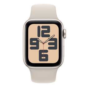 Apple Watch SE 2023 40 mm Yıldız Işığı Alüminyum Kasa Spor Kordon Akıllı Saat Teşhir- Outlet