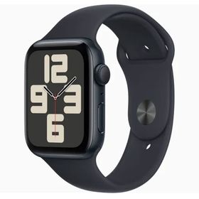 Apple Watch SE 2023 44 mm Gece Yarısı Alüminyum Kasa Spor Kordon Akıllı Saat Teşhir- Outlet