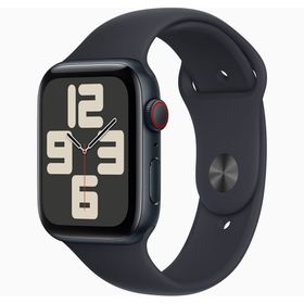 Apple Watch SE 2023 44 mm Gps + Cellular Gece Yarısı Alüminyum Kasa Spor Kordon Akıllı Saat