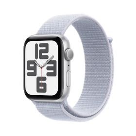 Apple Watch SE 2024 GPS 40 mm Gümüş Alüminyum Kasa Bulut Mavisi Spor Loop Akıllı Saat