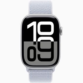 Apple Watch SE 2024 GPS 44 mm Gümüş Alüminyum Kasa Bulut Mavisi Spor Loop Akıllı Saat Teşhir- Outlet