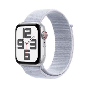 Apple Watch SE 2024 GPS + Cellular 40 mm Gümüş Alüminyum Kasa Bulut Mavisi Spor Loop Akıllı Saat