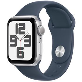 Apple Watch SE 3 GPS + Cellular Gümüş Alüminyum Kasa Fırtına Mavisi Spor Kordon Akıllı Saat