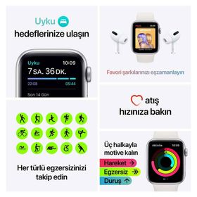 Apple Watch SE 40 mm Altın Alüminyum Kasa Akıllı Saat