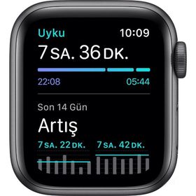 Apple Watch SE Nike 44 mm Alüminyum Kasa Akıllı Saat