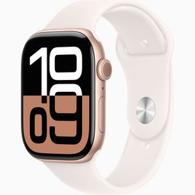 Apple Watch Series 10 GPS Alüminyum Kasa 42 mm Rose Altın Spor Kordon Akıllı Saat