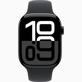 Apple Watch Series 10 GPS Alüminyum Kasa 42 mm Simsiyah Spor Kordon Akıllı Saat