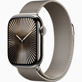 Apple Watch Series 10 GPS + Cellular 42 mm Natürel Titanyum Kasa Milano Loop Kordon Akıllı Saat