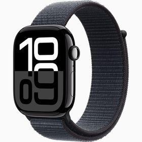 Apple Watch Series 10 GPS + Cellular 42 mm Simsiyah Alüminyum Kasa Mürekkep Moru Spor Loop Kordon Akıllı Saat