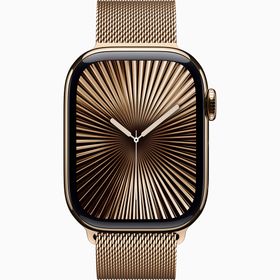Apple Watch Series 10 GPS + Cellular 46 mm Altın Titanyum Kasa Milano Loop Akıllı Saat