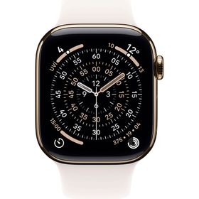 Apple Watch Series 11 GPS+Cellular 42 mm Titanyum Kasa Altın Bulut Pembesi Spor Kordon Akıllı Saat