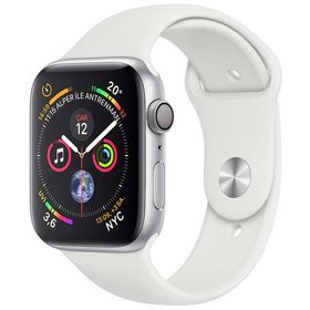 Apple Watch Series 4 40 mm Gümüş Alüminyum Kasa Beyaz Spor Kordon Akıllı Saat