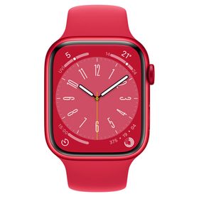 Apple Watch Series 8 45 mm Kırmızı Alüminyum Kasa Akıllı Saat