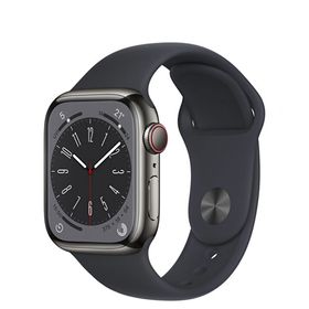 Apple Watch Series 8 GPS + Cellular 41 mm Gece Yarısı Paslanmaz Çelik Kasa Akıllı Saat