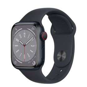 Apple Watch Series 8 GPS + Cellular 45 mm Gece Yarısı Alüminyum Kasa Akıllı Saat