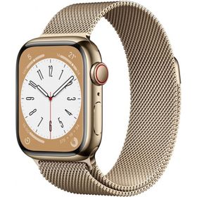 Apple Watch Series 8 Gps+Cellular 41 mm Paslanmaz Çelik Kasa Milano Loop Kordon Akıllı Saat