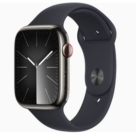 Apple Watch Series 9 45 mm Gps + Cellular Paslanmaz Çelik Kasa Spor Kordon Akıllı Saat