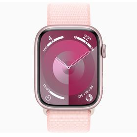 Apple Watch Series 9 45 mm Gps + Cellular Pembe Alüminyum Kasa Spor Loop Akıllı Saat
