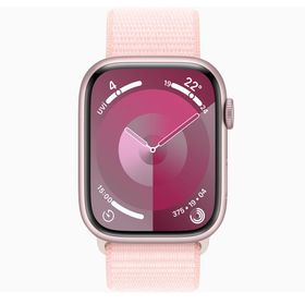 Apple Watch Series 9 45 mm Pembe Alüminyum Kasa Spor Loop Akıllı Saat