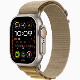 Apple Watch Ultra 2 GPS + Cellular 49 mm Natürel Titanyum Kasa Uçuk Kahve Alpine Loop Akıllı Saat