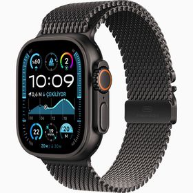 Apple Watch Ultra 2 GPS + Cellular 49 mm Siyah Titanyum Kasa Milano Loop Akıllı Saat