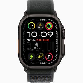 Apple Watch Ultra 2 GPS + Cellular 49 mm Siyah Titanyum Kasa Siyah Trail Loop Akıllı Saat