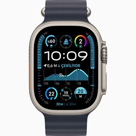 Apple Watch Ultra 2 GPS + Cellular 49 mm Titanyum Kasa Ocean Kordon Akıllı Saat