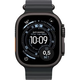 Apple Watch Ultra 3 GPS + Cellular 49 mm Siyah Titanyum Kasa Siyah Ocean Kordon Akıllı Saat