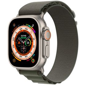 Apple Watch Ultra GPS + Cellular 49 mm Yeşil Alpine Loop Titanyum Kasa Akıllı Saat