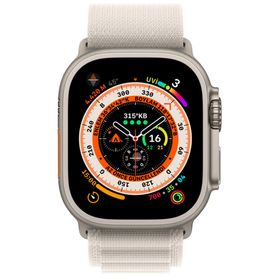 Apple Watch Ultra GPS + Cellular 49 mm Yıldız Işığı Alpine Loop Titanyum Kasa Akıllı Saat