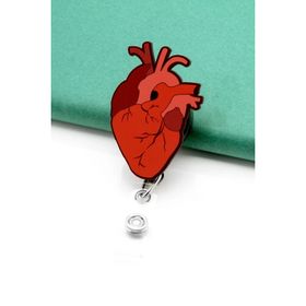 Apptakı YOY0028 Heart Kalp Yoyo Yaka Kartığı