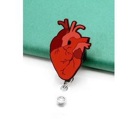Apptakı YOY0028 Heart Kalp Yoyo Yaka Kartığı