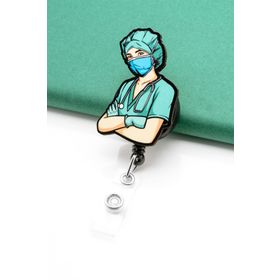 Apptakı YOY0034 Doktor Hemşire Sağlıkçı Yoyo Yaka Kartığı