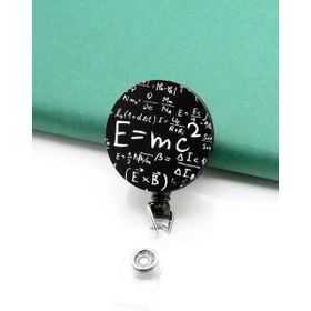 Apptakı YOY0037 Albert Einstein Fizik Formülü Emc2 Yoyo Yaka Kartığı
