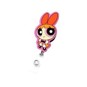 Apptakı YOY0057 Powerpuff Girls Blossom Yoyo Yaka Kartığı