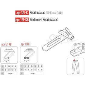 Apr Apere Apr 121-K 20 mmx10 mm Köprü Aparatı