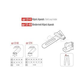 Apr Apere Apr 121-KB 30 mmx13 mm Bindirmeli Köprü Aparatı