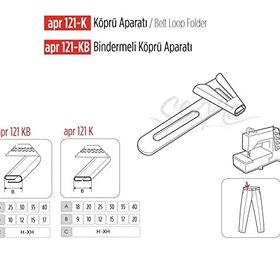 Apr Apere Apr 121-KB 38 mmx19 mm Bindirmeli Köprü Aparatı