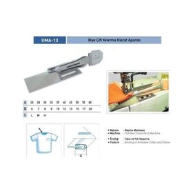 Apr Apere Apr 13-R 25 mmx7 mm Biye Çift Kıvırma Klorat (Etek) Aparatı