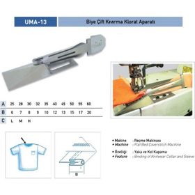 Apr Apere Apr 13-R 25 mmx7 mm Biye Çift Kıvırma Klorat (Etek) Aparatı