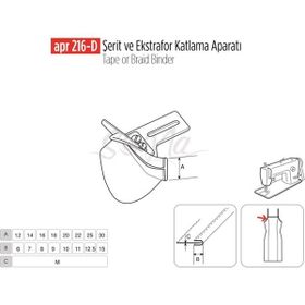 Apr Apere Apr 216-D 20 mmx10 mm Şerit ve Ekstrafor Katlama Aparatı