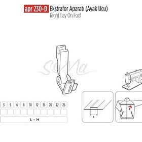Apr Apere Apr 230-D 3 mm (Ayak Ucu) Ekstrafor Aparatı