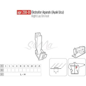 Apr Apere Apr 230-D 3 mm (Ayak Ucu) Ekstrafor Aparatı
