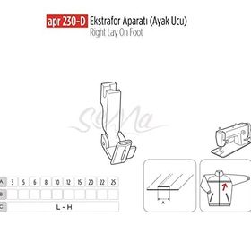 Apr Apere Apr 230-D 5 mm (Ayak Ucu) Ekstrafor Aparatı
