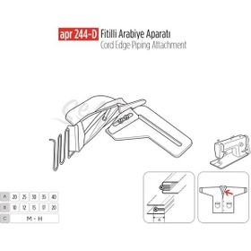 Apr Apere Apr 244-D 20 mmx10 mm Fitilli Arabiye Aparatı