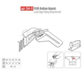 Apr Apere Apr 244-D 30 mmx15 mm Fitilli Arabiye Aparatı